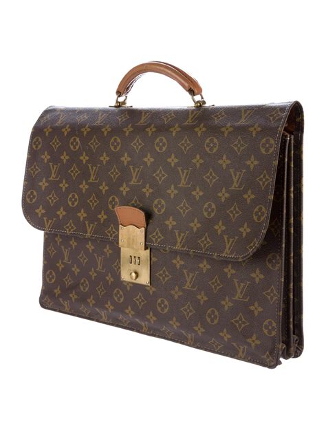 the real real louis vuitton briefcase|louis vuitton attache briefcase.